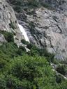 Approaching Wapama Falls along the trail.